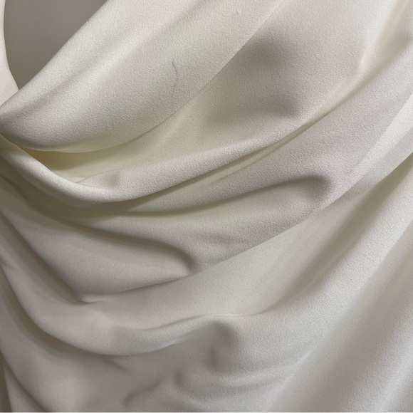 NWT - A MTL 1980 Women’s Long Sleeve Cowl Neck Lace Back White Top Size 3X - Picture 6 of 17